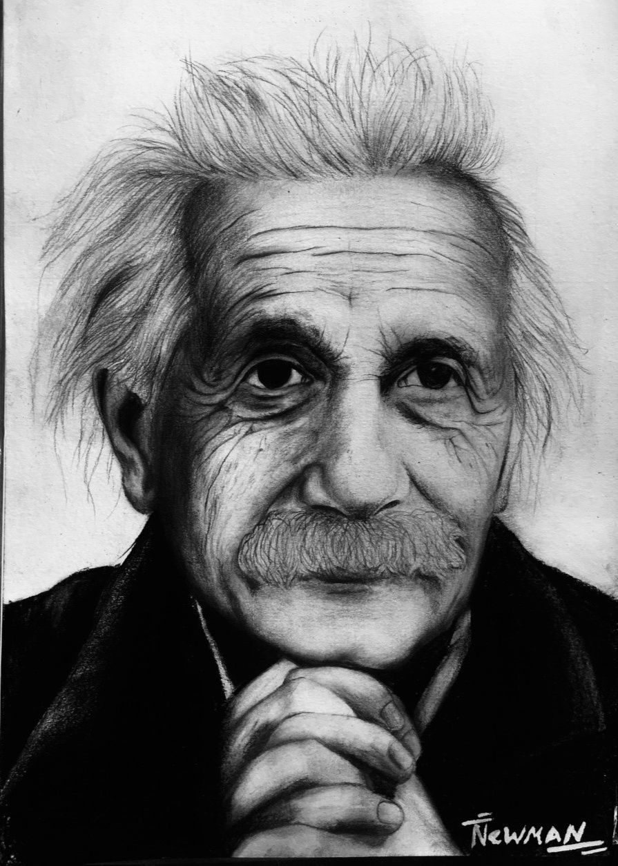 Realistic pencil portrait, piece 2